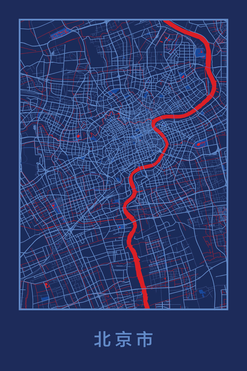 Illustration for article titled 14 Maps That Reveal The Hidden Beauty of Big Cities